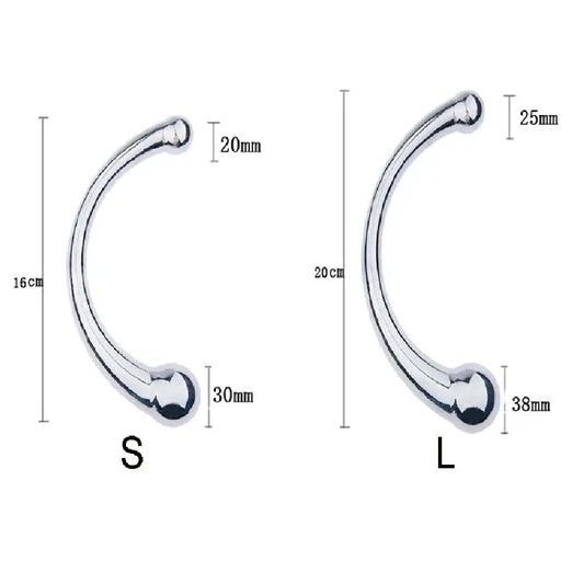 Ended Double Anal Steel Stainless Elegant 5858 Hook 0702